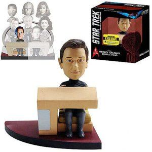New Star Trek Wesley Crusher Bobblehead; #1of 8 Figures